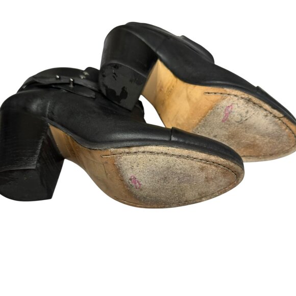 Rag & Bone Harrow Black Leather Ankle Boots | Size EU 40 -US 9.5 | Made in Italy - Picture 3 of 10